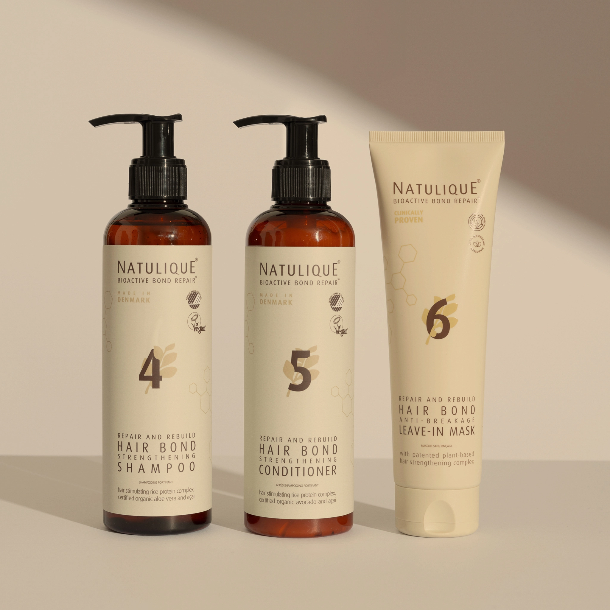 Routine cheveux fragilises